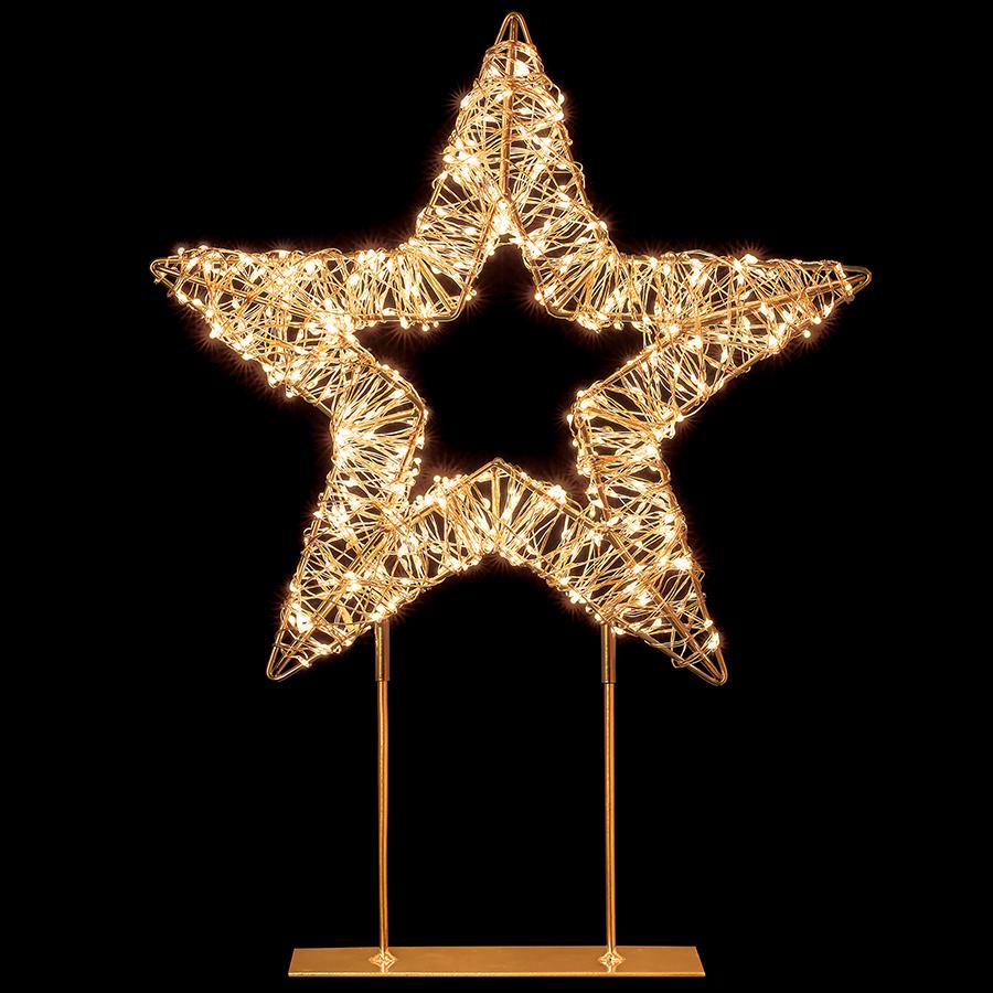 Warm White Twinkling Tabletop Star
